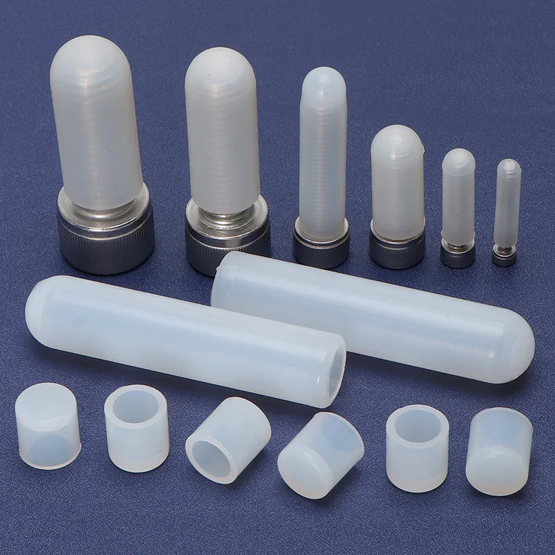 

Spray Paint Silicone Cap Cover Silicone Sleeve Cap Cover High Temperature Thermostability Rubber Screw Thread Softness Plugs Lid