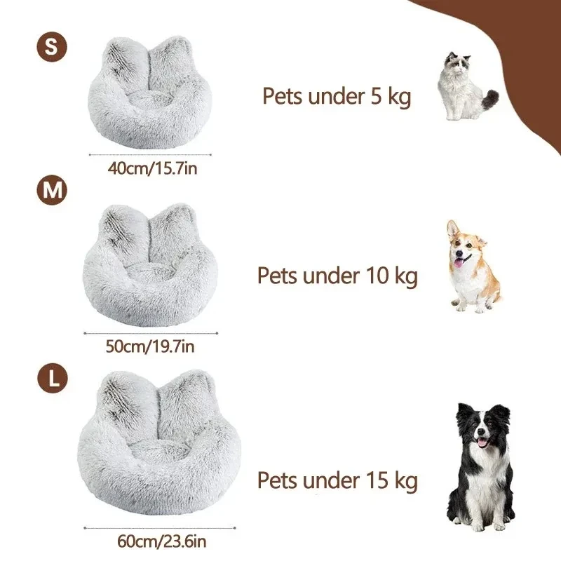 Super Soft Plush Cat Bed Winter Warm Mat Dog Cushion Sleeping Floor Mats For Cats Nesk Puppy Kennel Dog Pet Bed Sofa Mattress