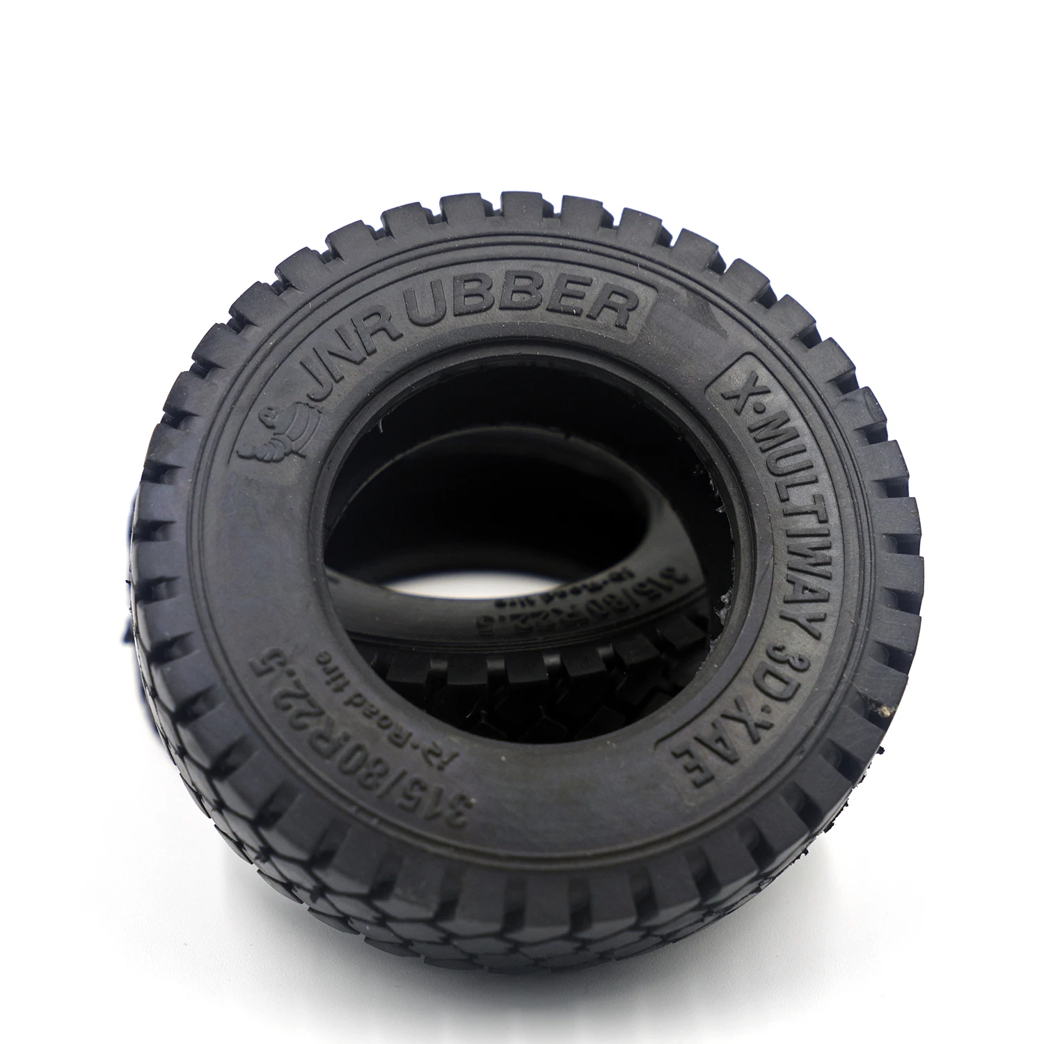 1 par de roda de cascalho de pneu de borracha para caminhão basculante 1/14 Tamiya RC SCANIA 770S R620 VOLVO 750 Mercedes-Benz ACTROS 3363 MAN peças de carro