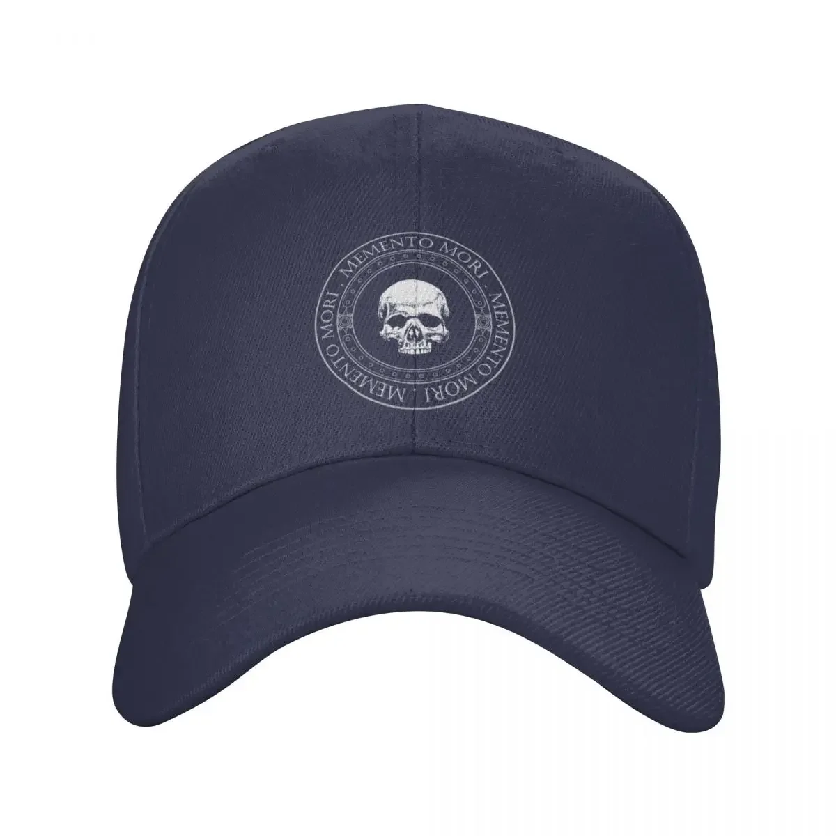 

Memento Mori III - Memento Mori Art - Skeleton Skull Logo - Latin Phrase Quotes Baseball Cap Beach Hat For Men Women'S