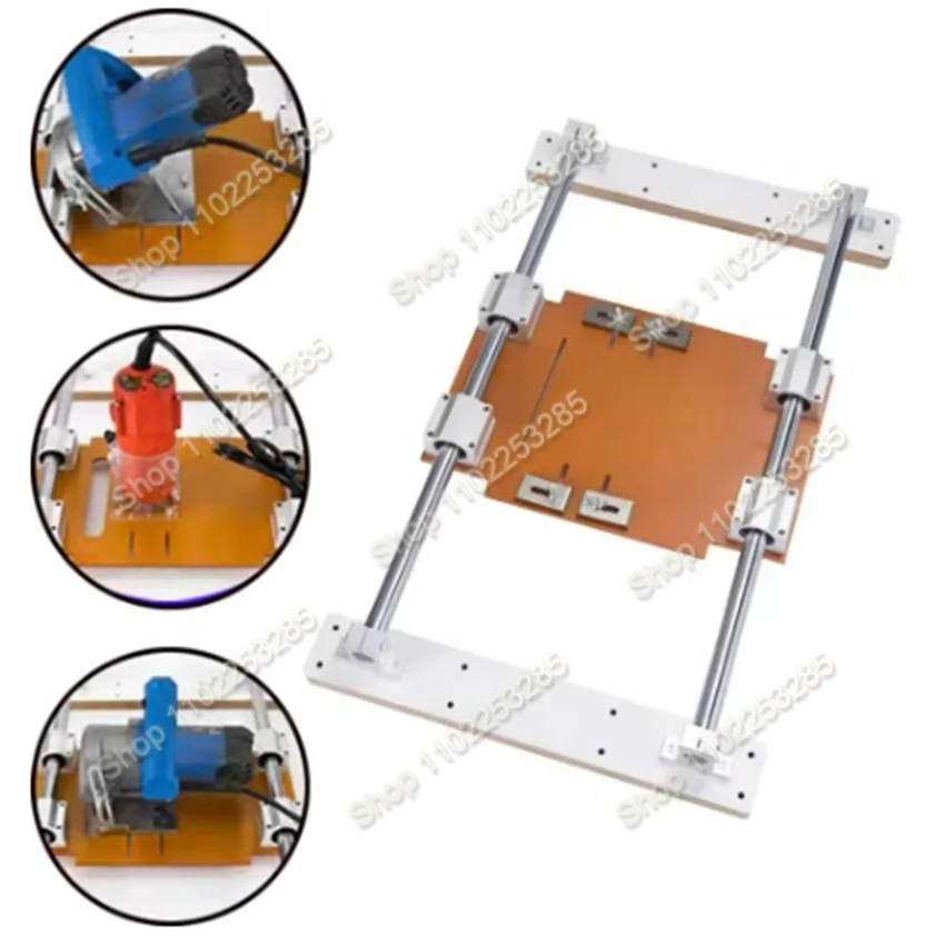 Multi-Function For 4inch Optical Saw Electricity Circular Saw Edge Guide Cutting Wood Board Gypsum Board Trimming Base Bracket