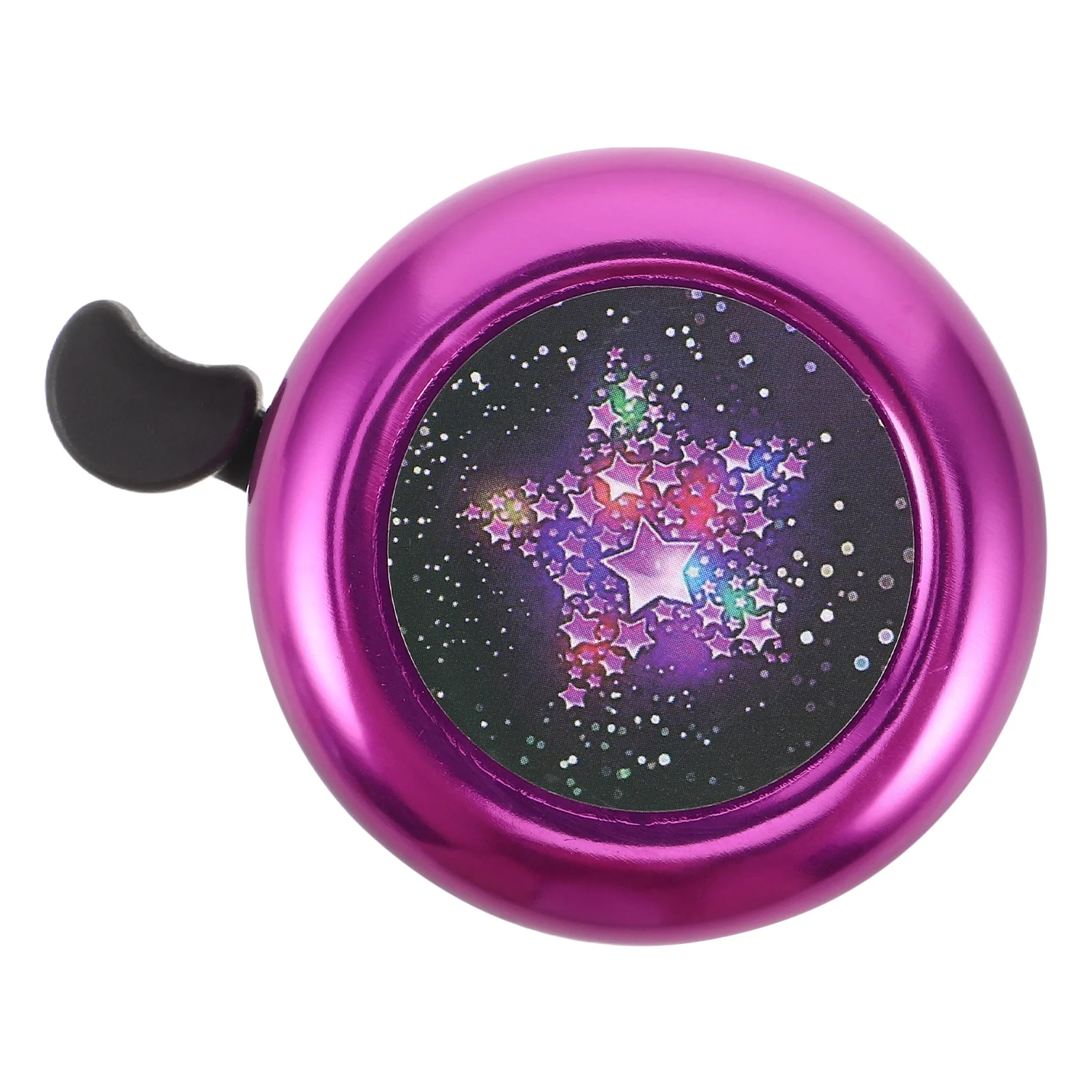 1 قطعة دراجة الكرتون لطيف للأطفال بصوت عال واضح الصوت دائم البلاستيك المقود جرس رنين سهلة التركيب ملحقات الدراجة #6