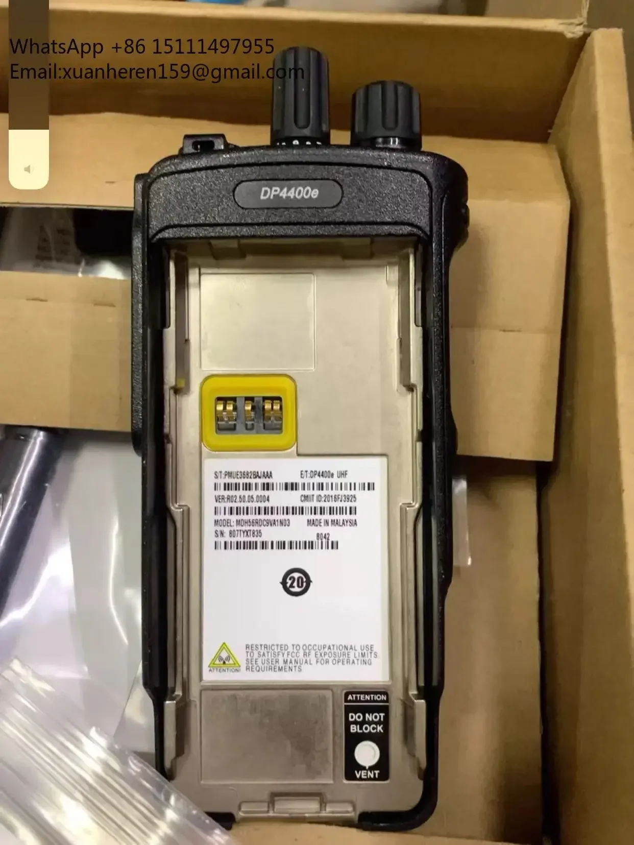 Professional FM Digital DMR Walkie Talkie Orignal DP4400e Waterproof Dustproof Wireless Long Range Transmitter Analog Type