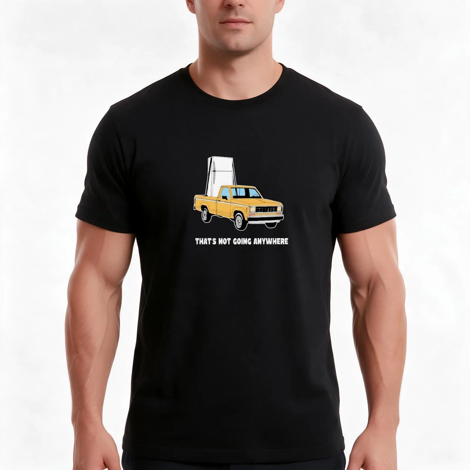 That’s Not Going Anywhere T-Shirt Summer Casual Cotton Tee Oversized Streetwear Tops Vintage Graphic Print Unisex Men Women
