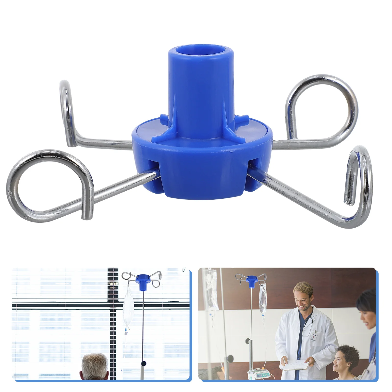 

IV Pole Hook Hospital Infusion Rack Hanger Stand Hanging Component for Plastic Vertical Coat