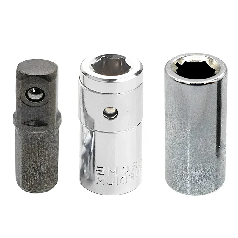 

6Pcs 1/4 Hex Shank Socket And 1/4 Drill Socket Adapter Impact Heads Drill Extension Drill Bits Adapter Converter Hand Tools