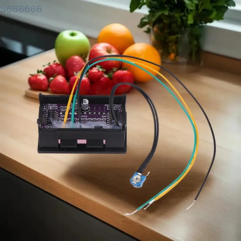 مقياس زيت LED عالمي 12 فولت، مؤشر قياس مستوى الوقود للسيارات والدراجات النارية #4