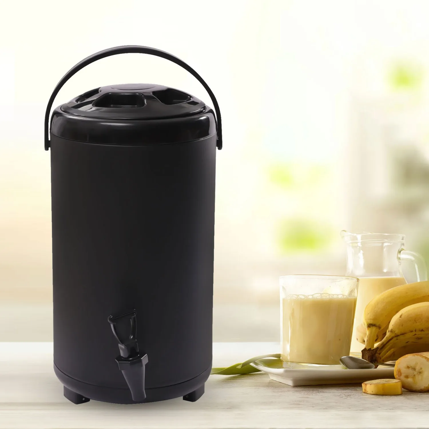 

8.8L Hot Beverage Dispenser, Stainless Steel Thermal Coffee Urn Chafer, Hot Water/Coffee/Drinks Dispenser for Chocolate, Juice