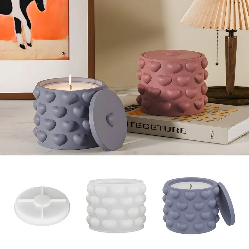 

Силиконовая форма для хранения в форме сердца для эпоксидной смолы, гипсовых украшений, домашнего декора и рукоделия