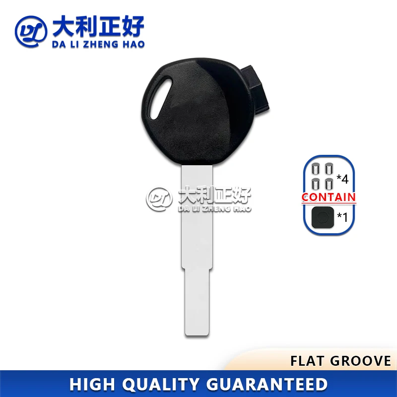 DL Motorcycle Embryo Blank Key for Honda New Continental Wuyang Key 100 110 125 150cc Motorcycle Key with Magnet Sticker