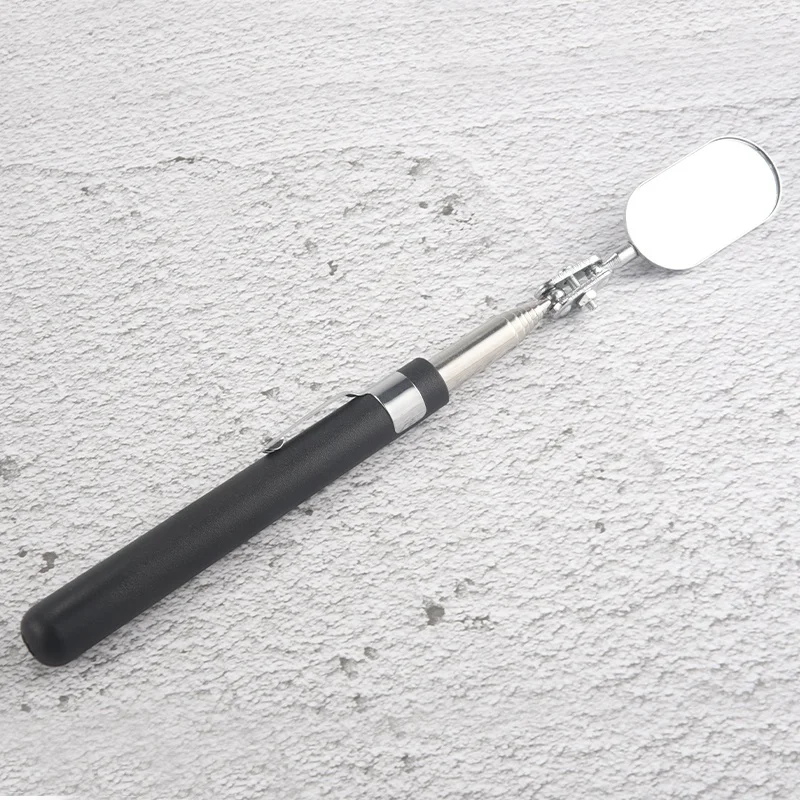 A81M New 3 Pieces Telescoping Inspection Mirror Observe Mirror Inspection Tool For Check The Condition Of The Vehicle(Oval)