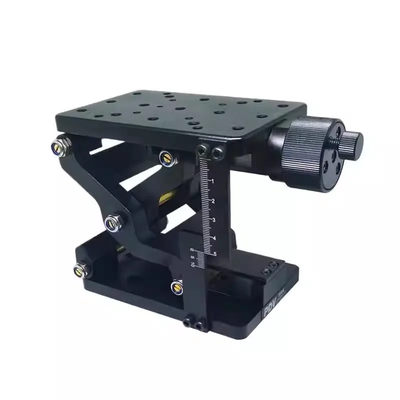 PTSD408/408S PTSD102 High Precise Manual Lift Z-axis Manual Lab Jack Elevator Optical Sliding Lift lifting platform 60mm Travel