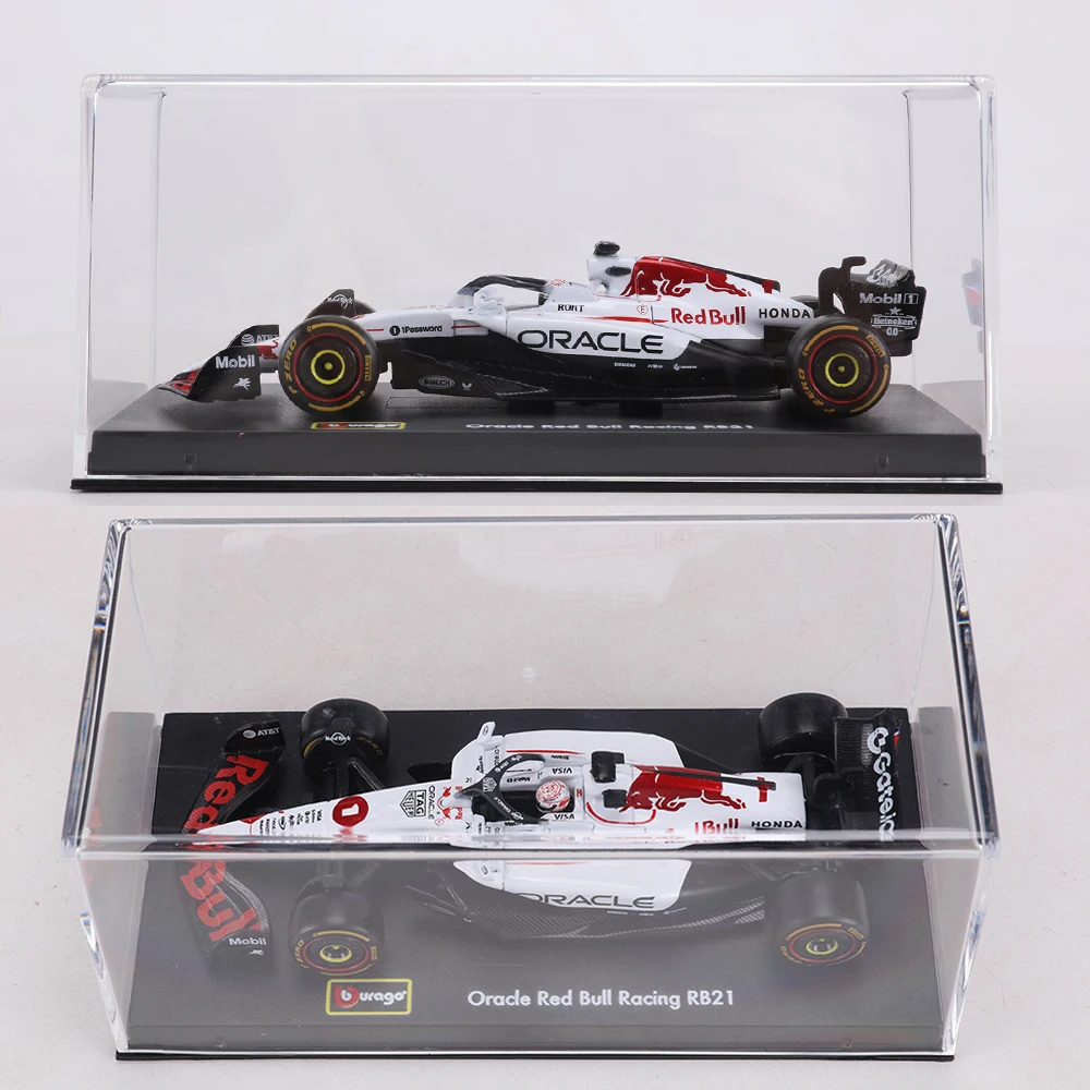 بوراغو 1:43 ريد بول ريسينغ RB21 اليابان محطة سبيكة نموذج سيارة #3