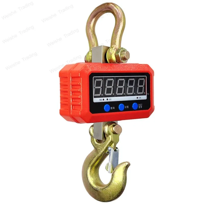 Electronic crane scale Hook scale Hanging crane driving  1T2T3T5 tons 10 tons Wireless printing crane electronic