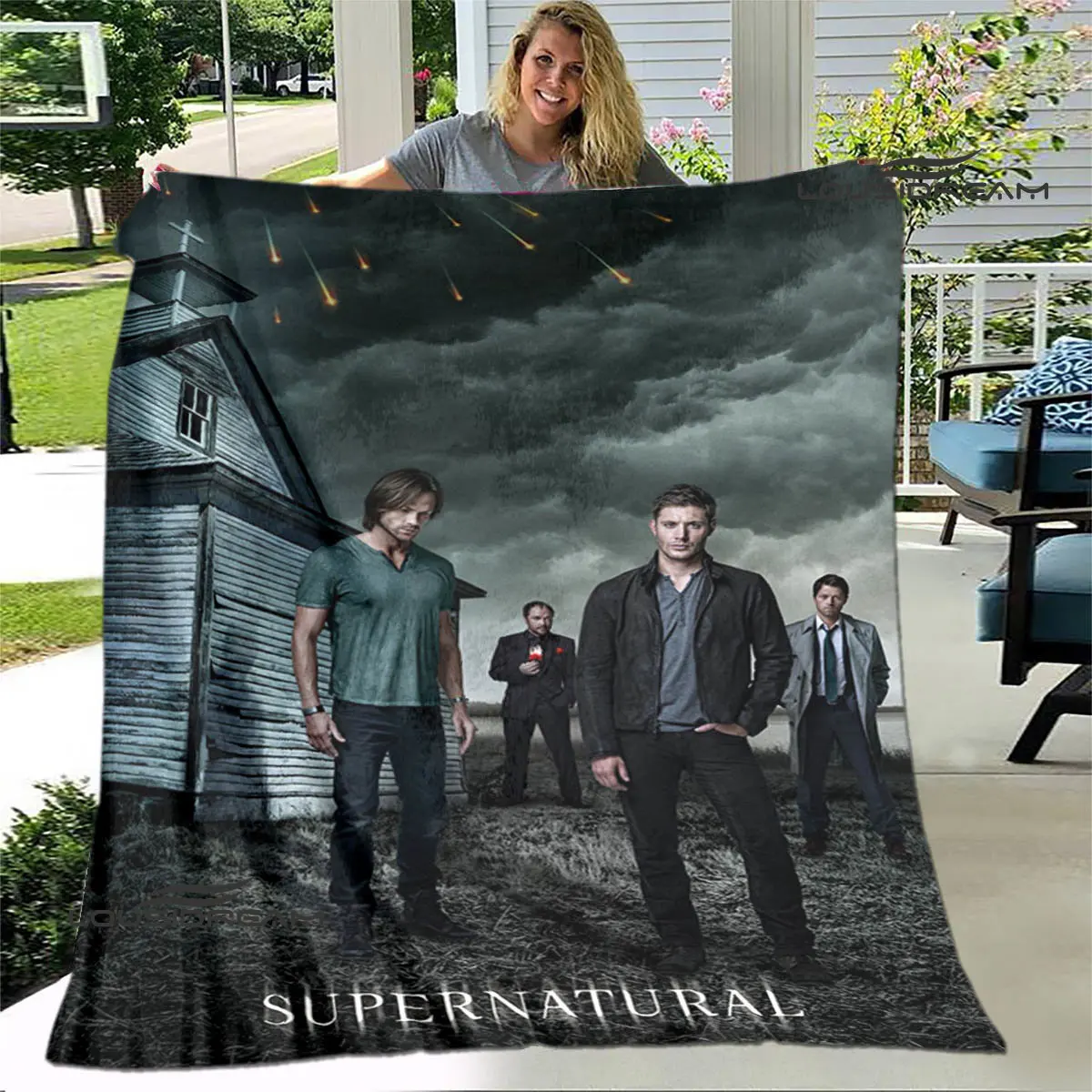 Supernatural Join the Hunt printed blanket Warm blanket Flange blanket Soft and comfortable blanket picnic blanket birthday gift