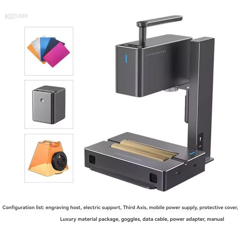 

2nd Gen Portable Handheld Laser Engraver - Plug & Play, Supports Phone/PC Connection, Engraves on Wood, Bamboo & Leather