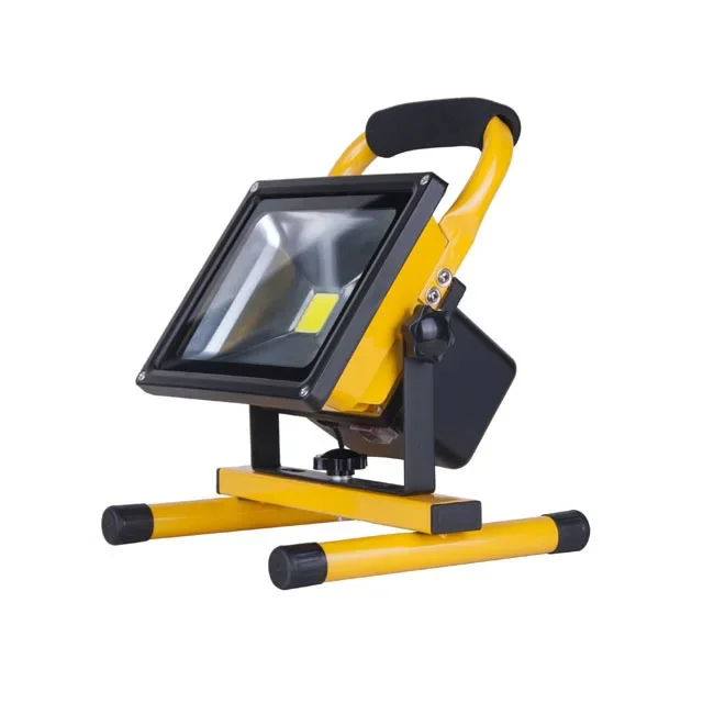 

Factory price portable IP65 outdoor led 20W rechargeable flood light