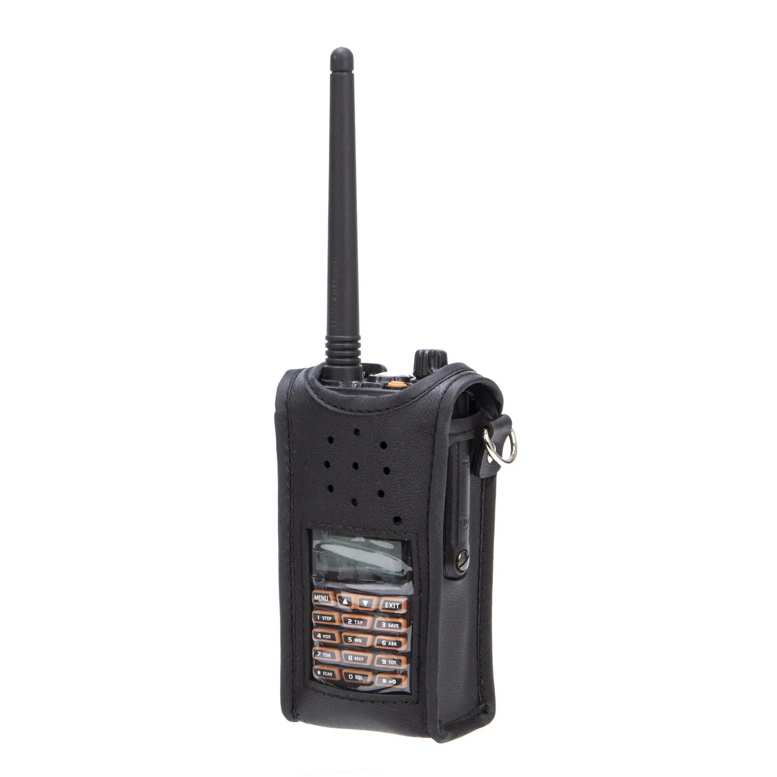 Pokrowiec na skóra miękka Walkie Talkie dla UV-9R Baofeng Plus BF-A58 BF-9700 GT-3WP UV-XR UV-5S dwukierunkowe akcesoria radiowe