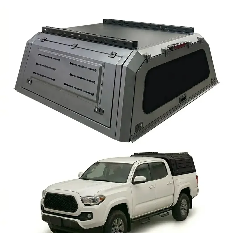 Hot Selling Hard Aluminum Pickup Cover Truck Canopy for Tacoma Tundra 5FT 6FT