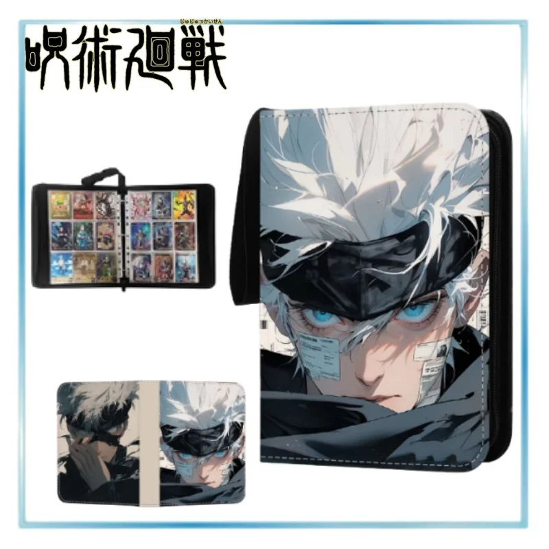 

The Nine-grid Zipper Large-capacity Storage Card Book of The Toru Gojo Gojujutsu Kaisen Peripheral Is Fully Enclosed Waterproof