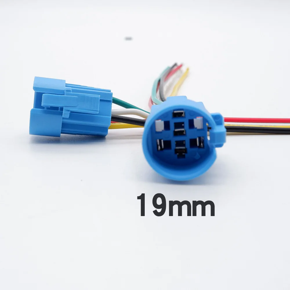 1 Wire Connector 16/19/22mm Metal Button Switch Tail Wire Socket With a Wire Length of Approximately 15cm