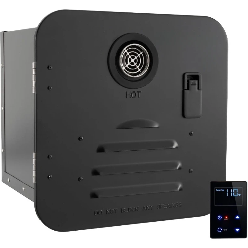 

RV Tankless Water Heater On Demand Hot Water Heater 42,000 BTU | Gas Water Heater Remote Control Included (Black)