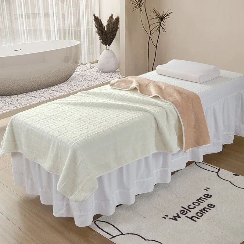 1pcs Cold-proof Shawl Dual-use Bed Decoration Autumn and Winter Home Keep Warm Bed Towels Outdoor Camping Rest Blanket 110x170cm