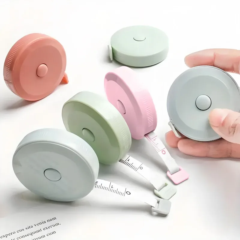 Tape Measure, Length 60in, Retractable, Used For Weight Loss, Body Measurements, Sewing, And Tailoring Crafts, Etc.