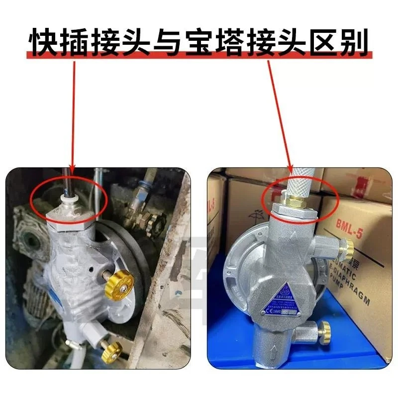 For BML-5 One-way Pneumatic Diaphragm Pump Laminating Machine Glue Flexographic Gravure Printing Color Ink Pump