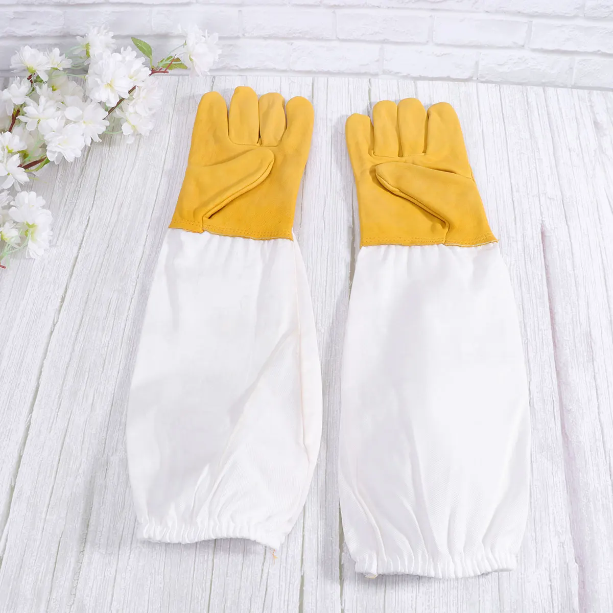 

Beekeeping Gloves Protective Safety Anti-cut Professional Sheepskin Home Work XL