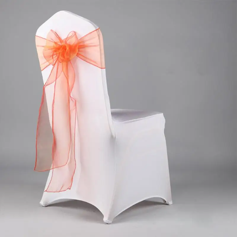1 Stück Spitzen-Stuhlschleifen Romantische Premium-Qualität Elegante Schleifenbänder für Hochzeit, Bankett, Empfang – Detail 6