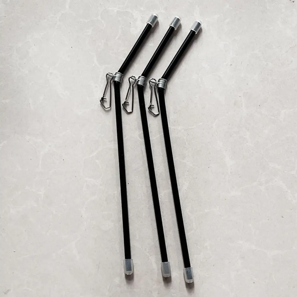 

5pcs Scale Connector Fishing Pipe Balance Bracket Plastic Fishing Feeder Tools Fishing Snaps Balance Connector 22cm Black