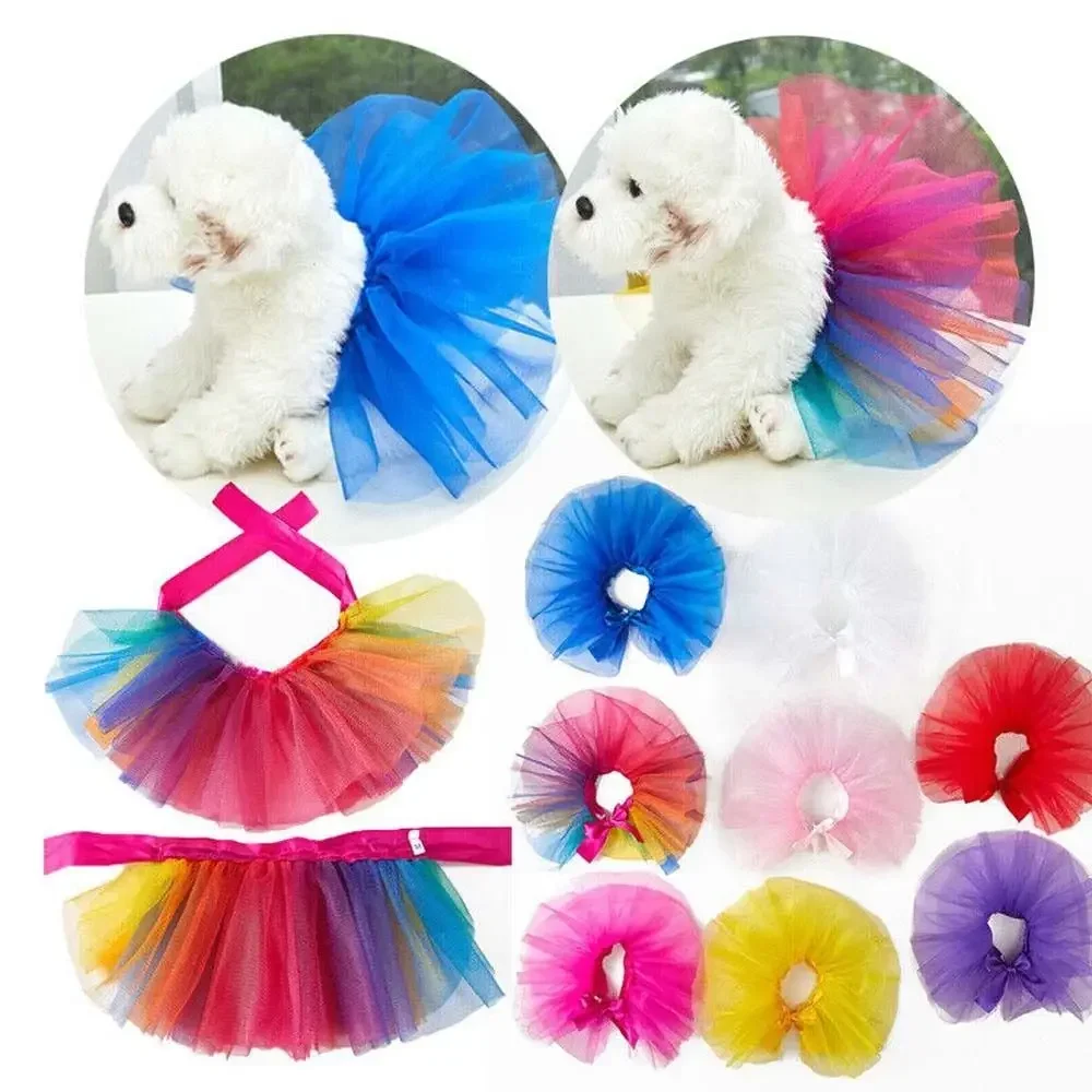 Fashion Tutu Dress Teddy Schnauzer Puppy Pet Costume Apparel Dog Dress Dog Skirts Pet Supplies Puppy Clothes Dog Clothes