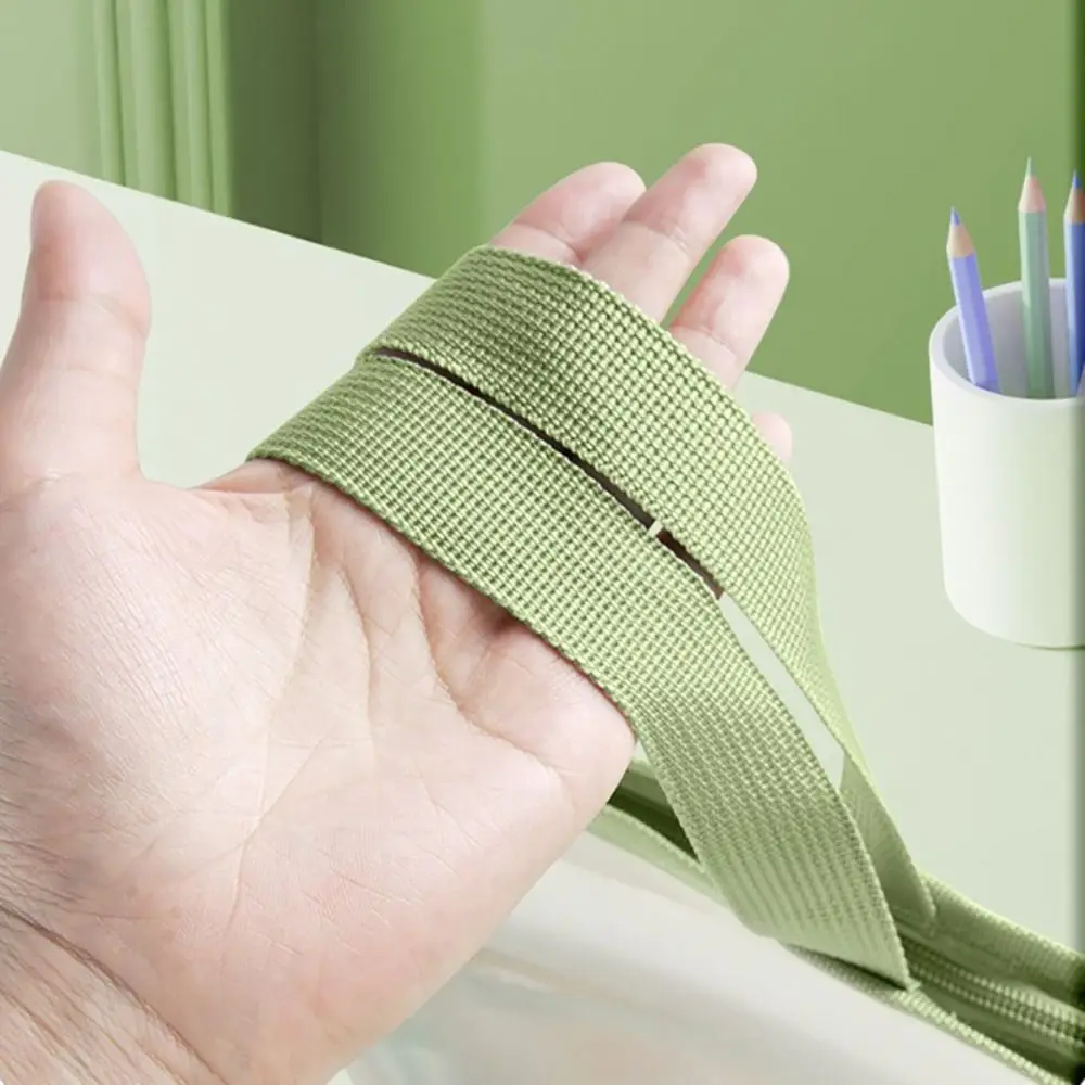 Large Capacity Mesh File Bag Large Opening Transparent Tutoring Bag Four-layer Large Capacity Classification Handbag Students