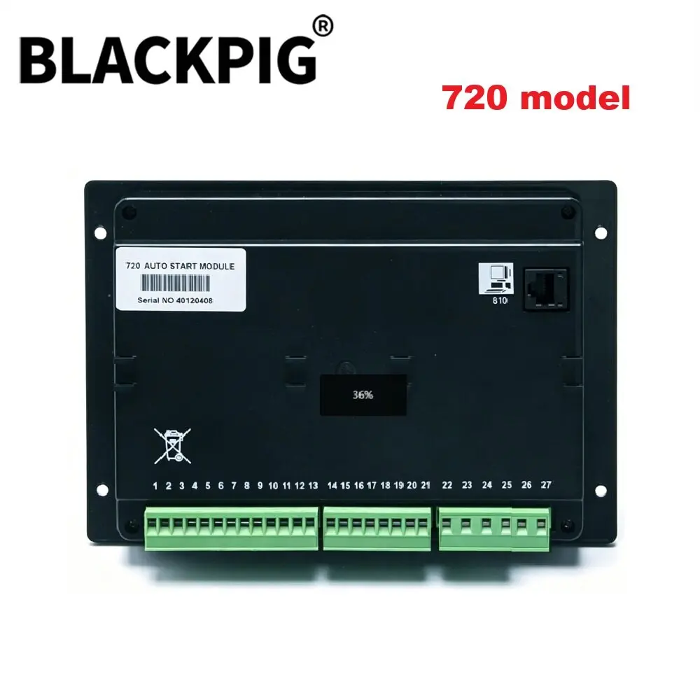 720 710 Generator Auto Start Stop Control Module LCD Dispaly Controller With P810 Interfact Compatible Original Control Panel