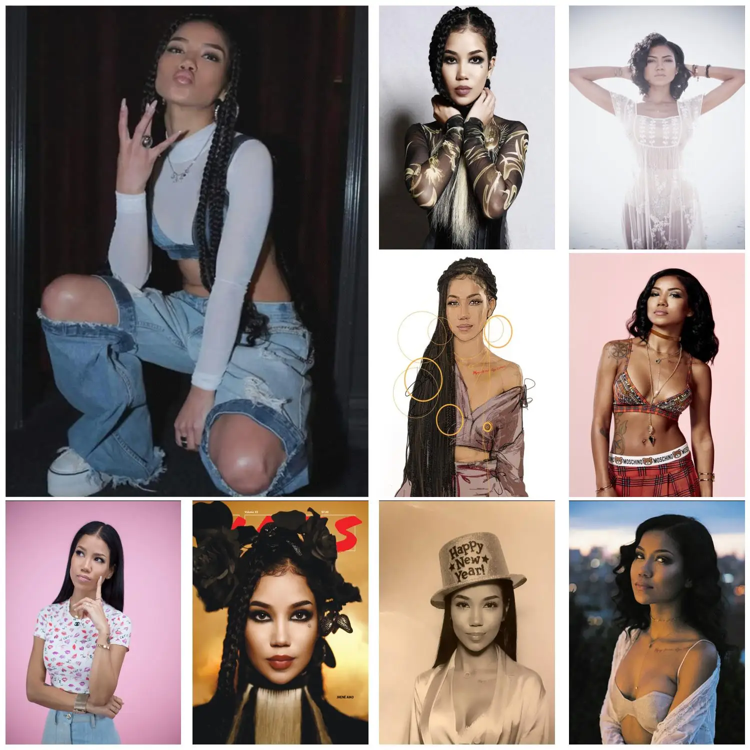 

Плакат jhene aiko singer, печать, настенная Картина на холсте, плакат для современной семьи, гостиной, домашний декор