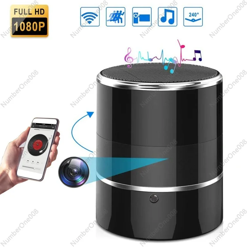 

New WiFi Camera Nanny Cam with Bluetooth Speaker, Wireless Hidden with 240° Viewing Angle Full Hd 1080P for Home /Store/Office