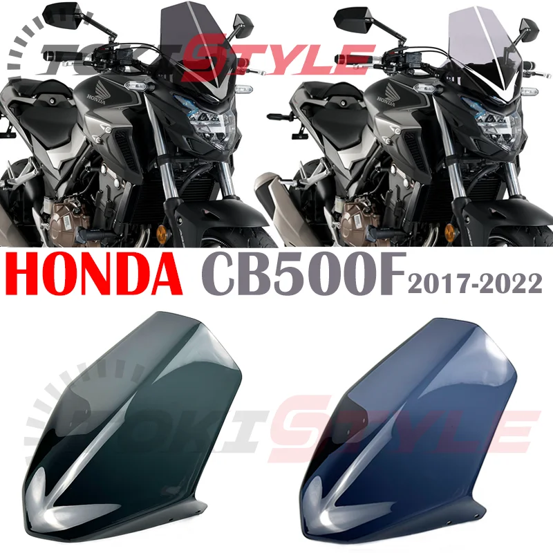 Fit For HONDA CB500F CB 500F 16-22 cb500f cb500 f 2016-2022 Motorcycle accessories Sport Windshield Visor Windscreen Wind deflec