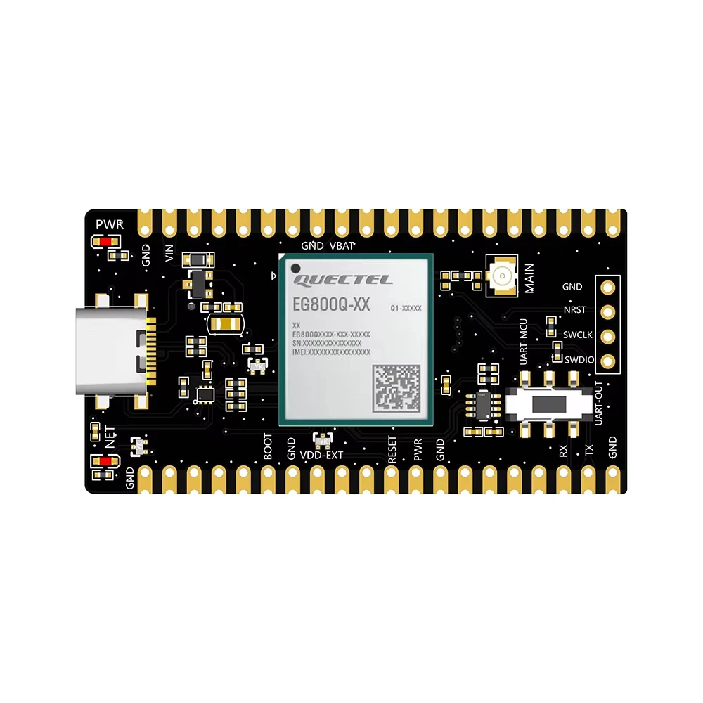 DIP 40PIN Core Board Bulit-in Quectel EG800Q-NA Module 3GPP Rel-14 LTE Cat1 4G Module For North America Band B1 B4 B5 B12 B66