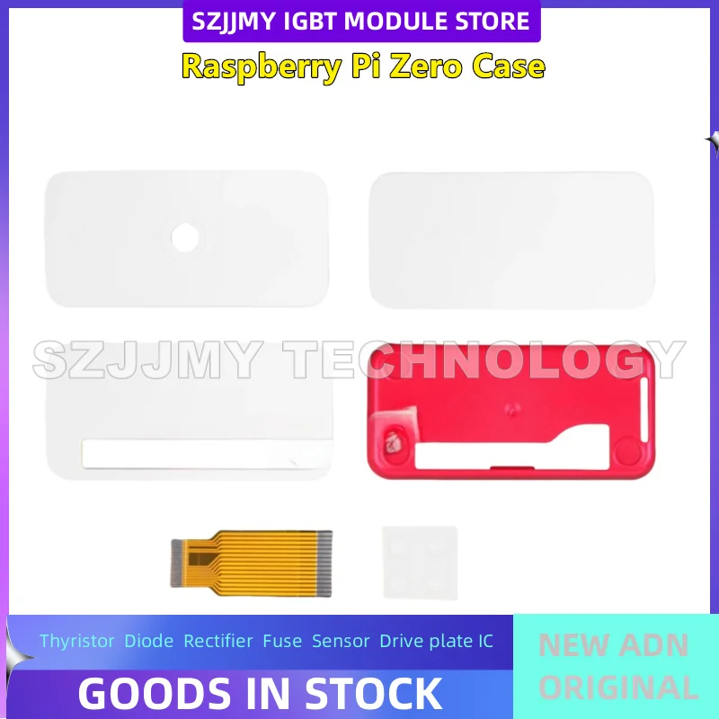 

Raspberry Pi Zero/Zero W Original Shell Dustproof Red and White Shell NEW ORIGINAL IN STOCK
