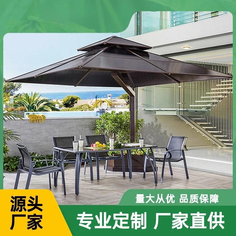 Sun shed gazebo outdoor courtyard garden villa terrace roof outdoor yard parasol simple wrought iron pavilion