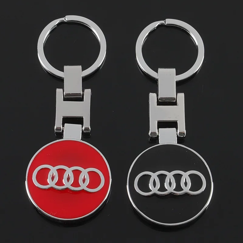 

Car Logo Keyring Pendant Gifts Metal Keychain Rings For Audi A1 A3 A4 A5 A6 S3 S7 S8 Q2 Q3 Q5 Q7 Q8 SQ5 Accessories Car Sticker