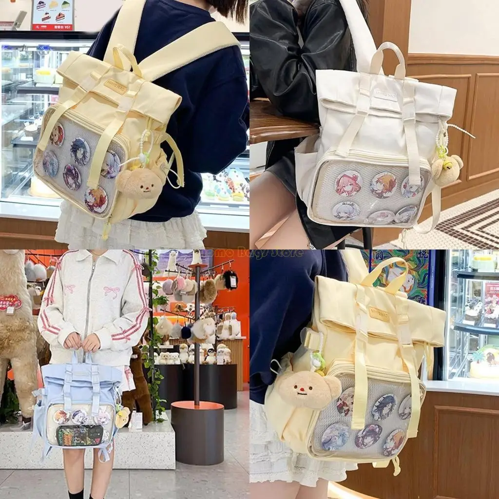 

X90D Ita Bag School Bag Crossbody Bag Handbag Large Capacity Shoulder Bag Backpack