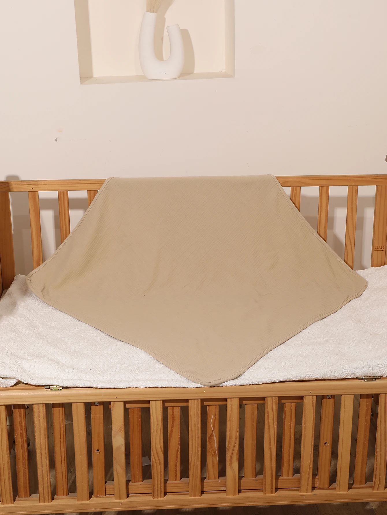 New Design Baby Newborn Wrap Blanket Gauze Cotton Solid Color Baby Shower Towel Infant Hooded Bathrobe