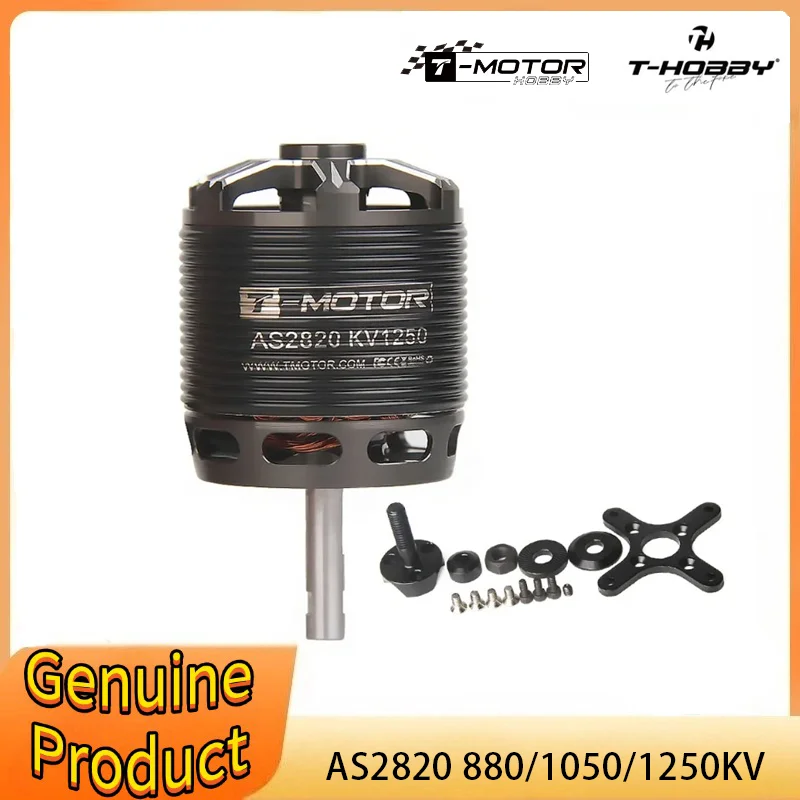 T-HOBBY T-MOTOR AS2820 AS 2820 Long Shaft KV880 KV1050 KV1250 Brushless Motor for FPV Racing Fixed Wing RC Drone