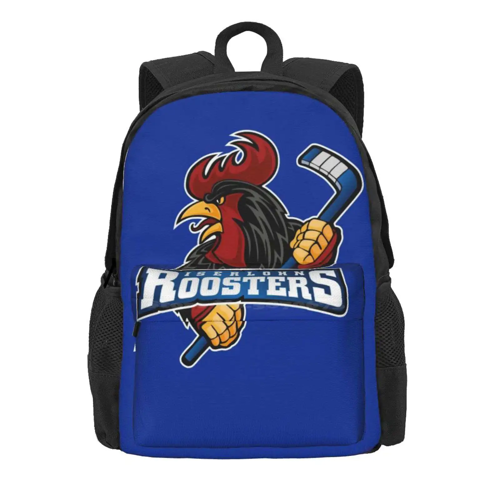 Iserlohn Roosters Hockey Team Hot Sale Schoolbag Backpack Fashion Bags Ice Hockey Leageu University Athletic Sport Fan Hockey