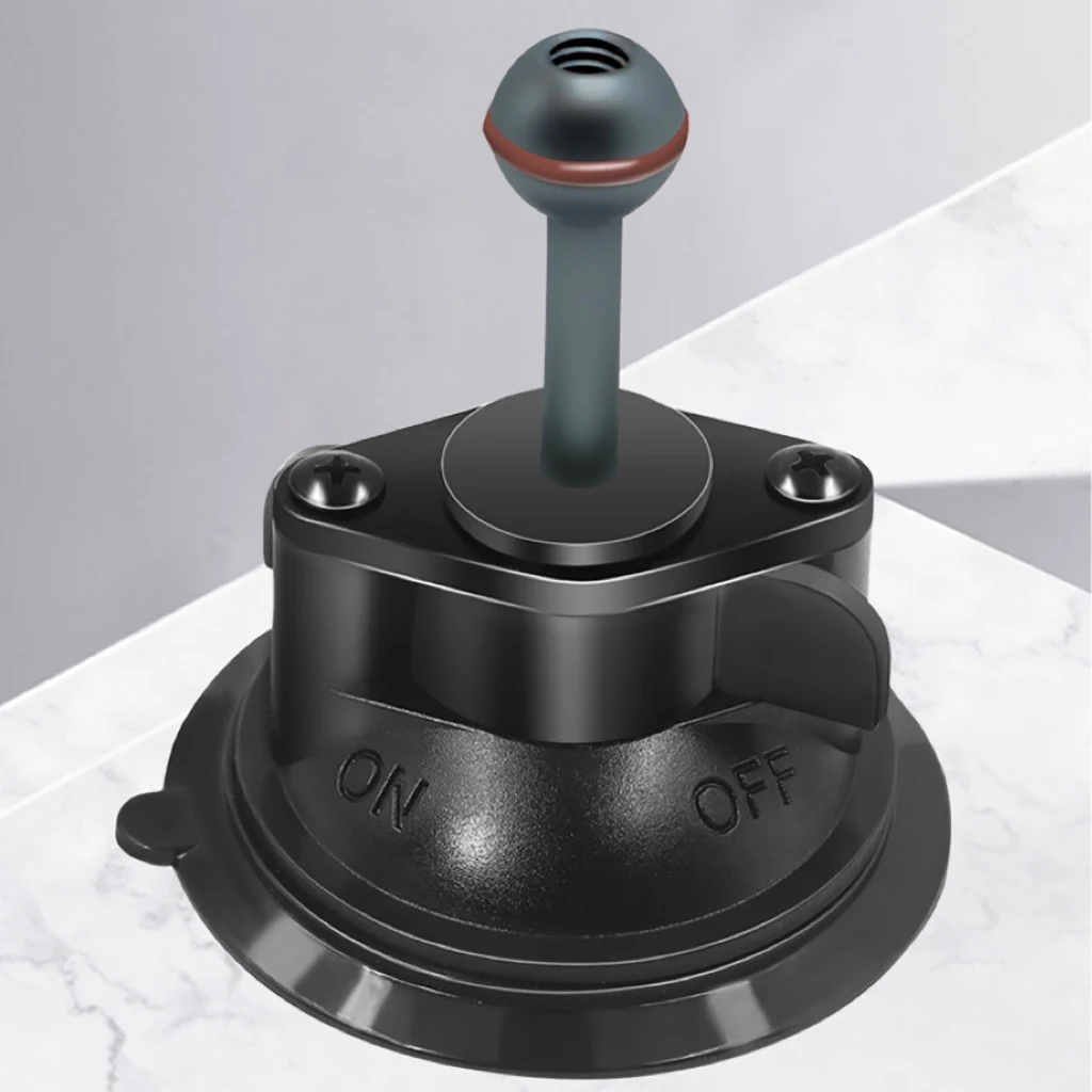Kugel halterung Twist Lock Saugnapf Basis Fenster halterung 360-Grad-Drehung für RAM Doppels teckdose Arm Telefone Action Kamera Zubehör – Detail 3