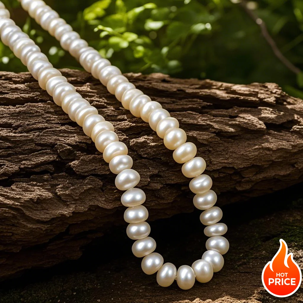 

5-6mm2A Four-sided Light Spacer Rare Bead Natural Freshwater Pearl Women Gift Jewelry Make Supplies DIY Necklace Bracelet Charms