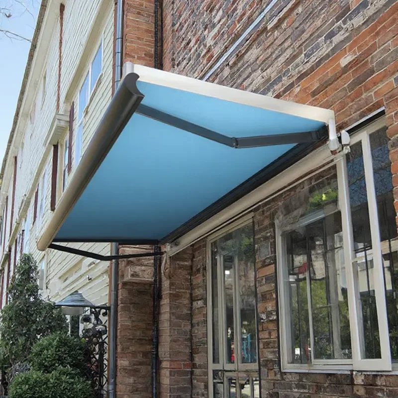 Luxury Motorized Aluminum Retractable Full Cassette Awning for Patio Garden Sun Shade Gazebo Balcony Villa Terrace