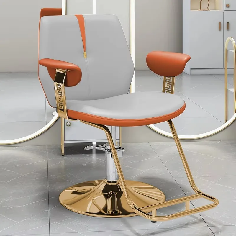 

Barber Decoration Shop Products Barbers Waiting Chair Barberia Luxury Professional Aesthetic Vintage Chairs Machines Brow